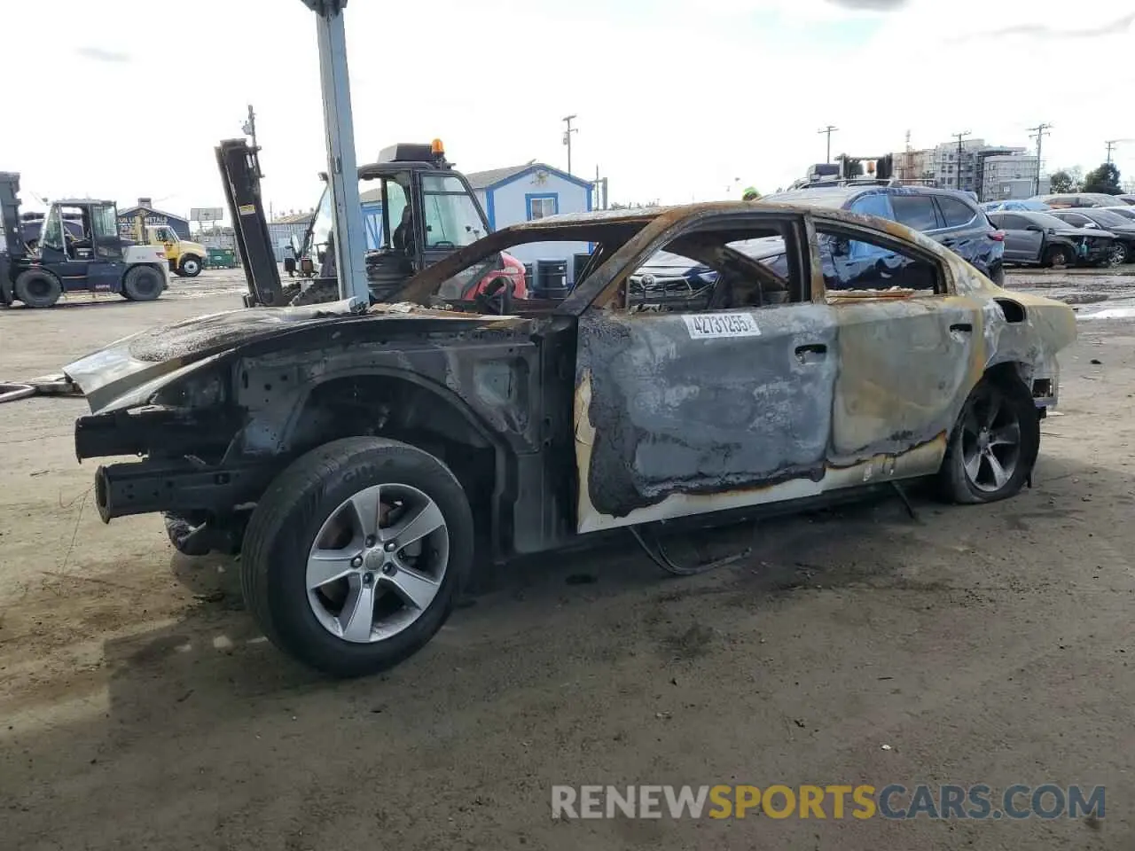 1 Photograph of a damaged car 2C3CDXGJ1LH183230 DODGE CHARGER 2020