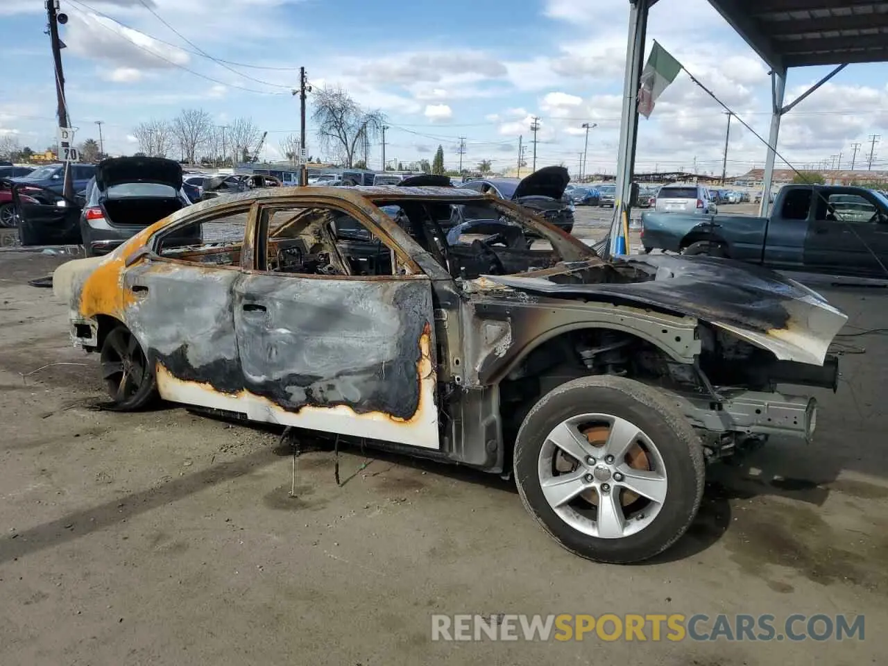 4 Photograph of a damaged car 2C3CDXGJ1LH183230 DODGE CHARGER 2020