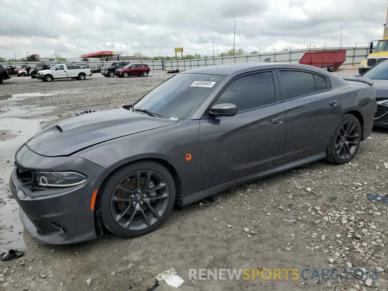 1 Photograph of a damaged car 2C3CDXGJ2LH180210 DODGE CHARGER 2020