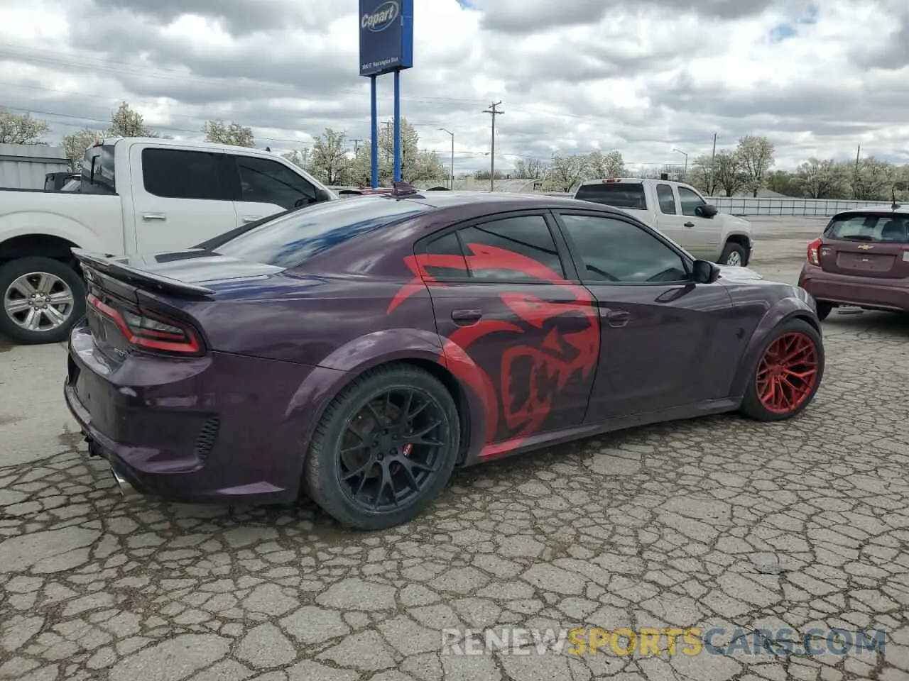 3 Photograph of a damaged car 2C3CDXGJ2LH192289 DODGE CHARGER 2020
