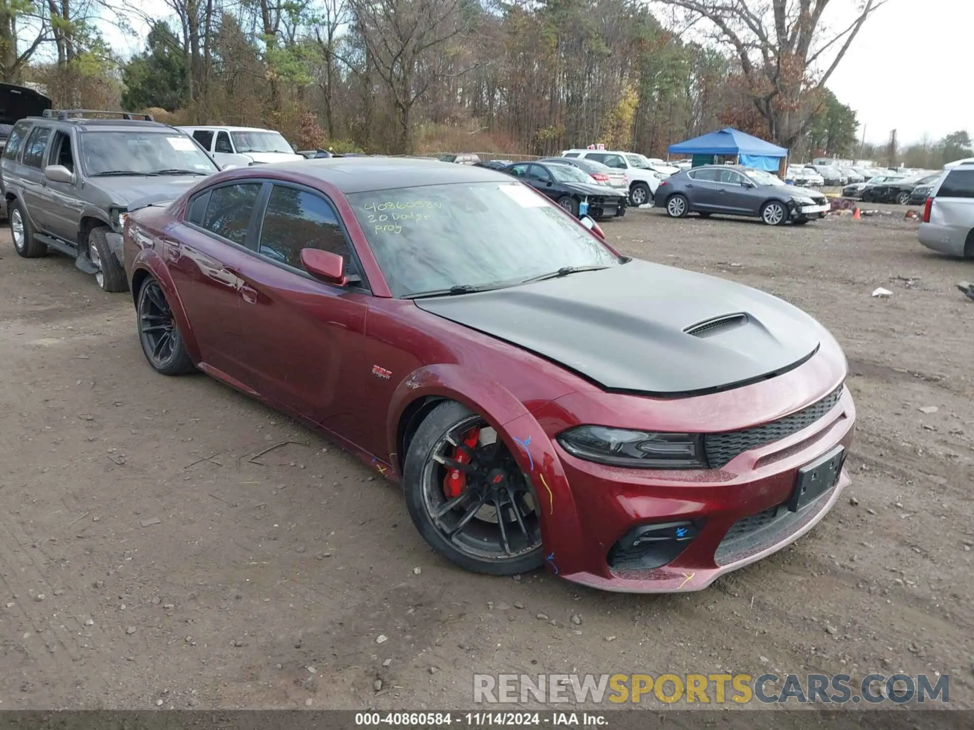 1 Photograph of a damaged car 2C3CDXGJ2LH237750 DODGE CHARGER 2020
