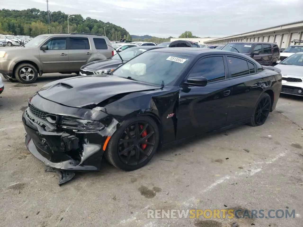 1 Photograph of a damaged car 2C3CDXGJ3LH202389 DODGE CHARGER 2020