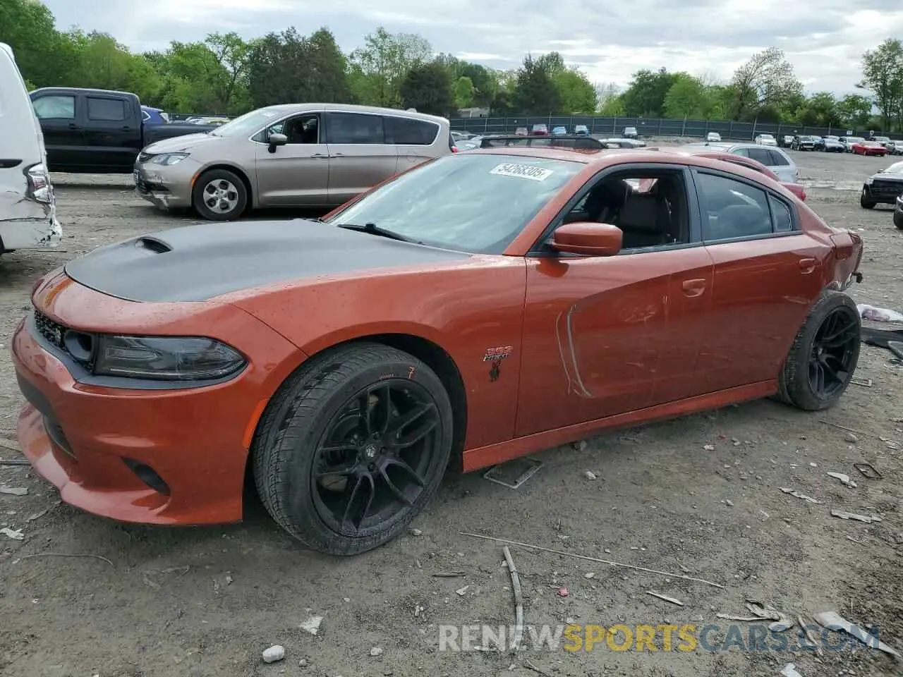 1 Photograph of a damaged car 2C3CDXGJ3LH242374 DODGE CHARGER 2020
