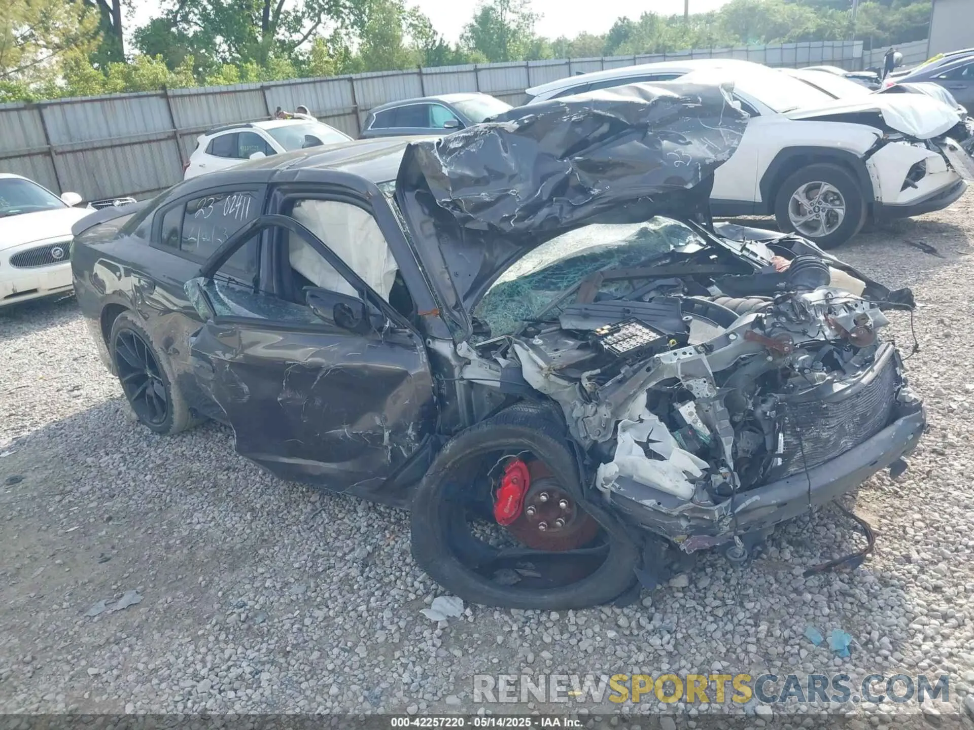 1 Photograph of a damaged car 2C3CDXGJ3LH244464 DODGE CHARGER 2020