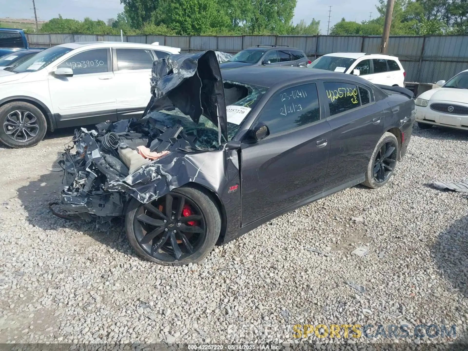 2 Photograph of a damaged car 2C3CDXGJ3LH244464 DODGE CHARGER 2020