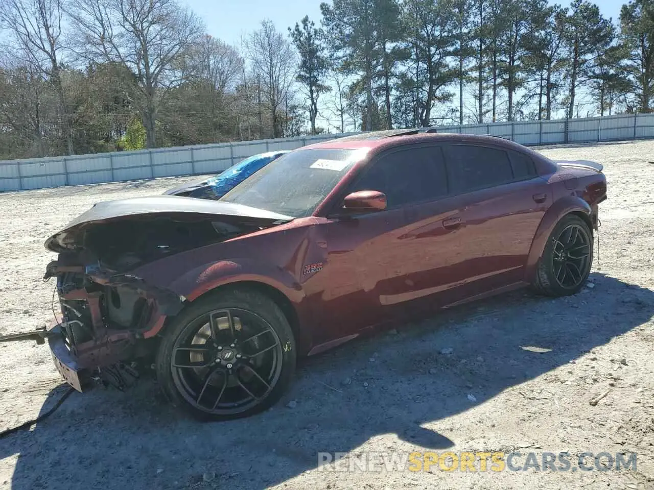 1 Photograph of a damaged car 2C3CDXGJ4LH107436 DODGE CHARGER 2020