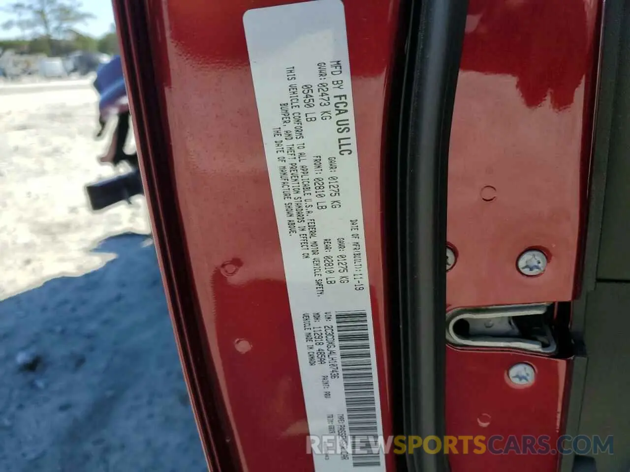 15 Photograph of a damaged car 2C3CDXGJ4LH107436 DODGE CHARGER 2020
