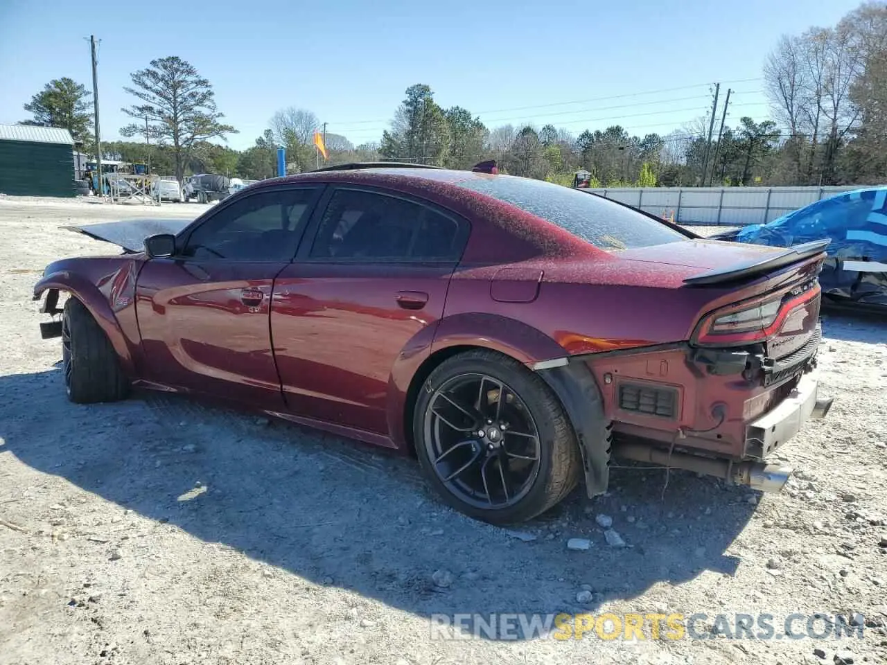 2 Photograph of a damaged car 2C3CDXGJ4LH107436 DODGE CHARGER 2020