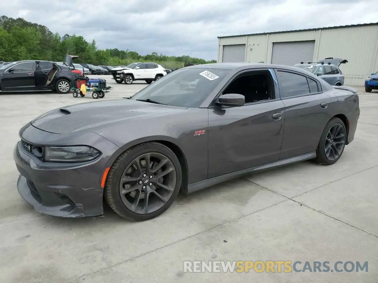 1 Photograph of a damaged car 2C3CDXGJ4LH153364 DODGE CHARGER 2020