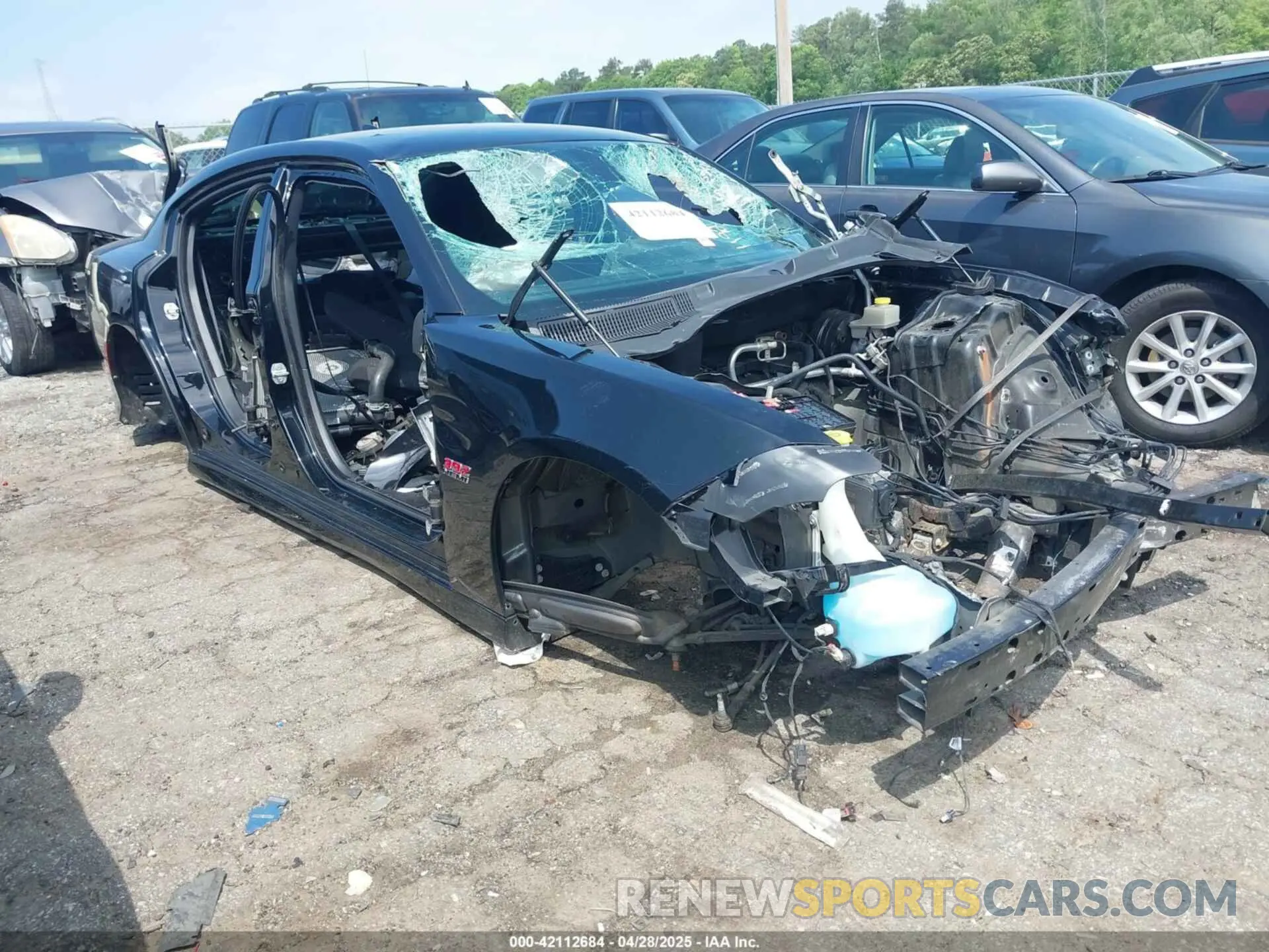 1 Photograph of a damaged car 2C3CDXGJ4LH193380 DODGE CHARGER 2020
