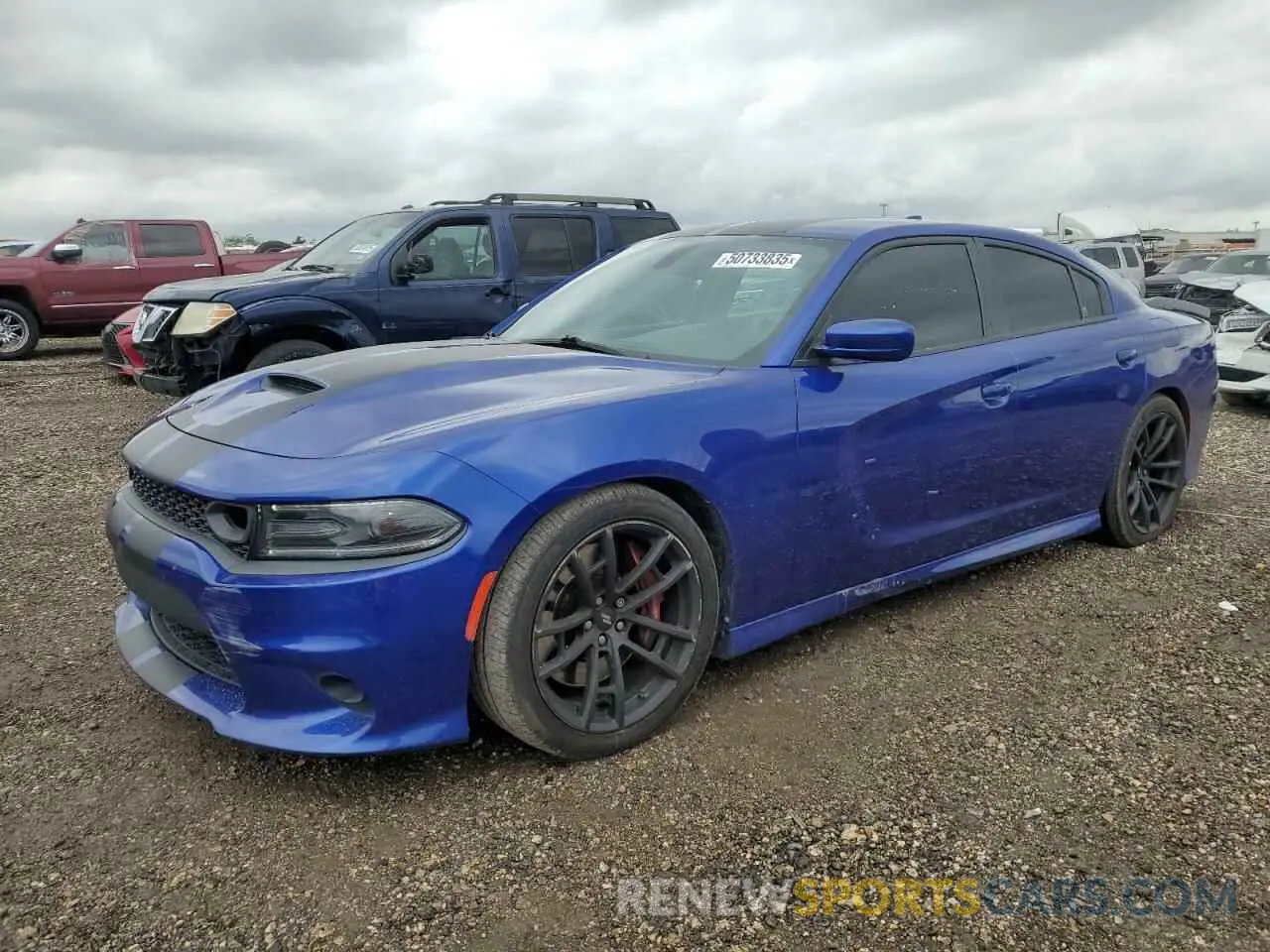 1 Photograph of a damaged car 2C3CDXGJ5LH148304 DODGE CHARGER 2020