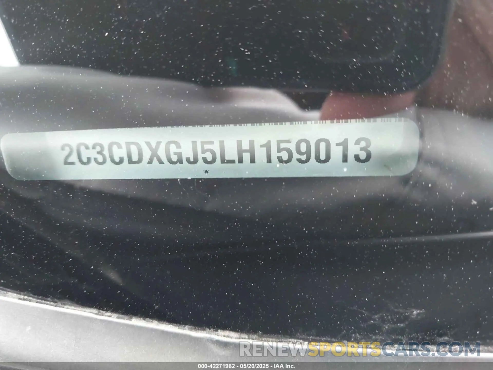9 Photograph of a damaged car 2C3CDXGJ5LH159013 DODGE CHARGER 2020