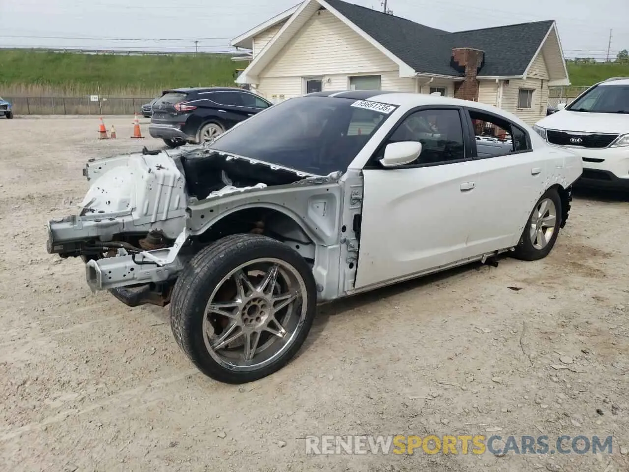 1 Photograph of a damaged car 2C3CDXGJ7LH137806 DODGE CHARGER 2020