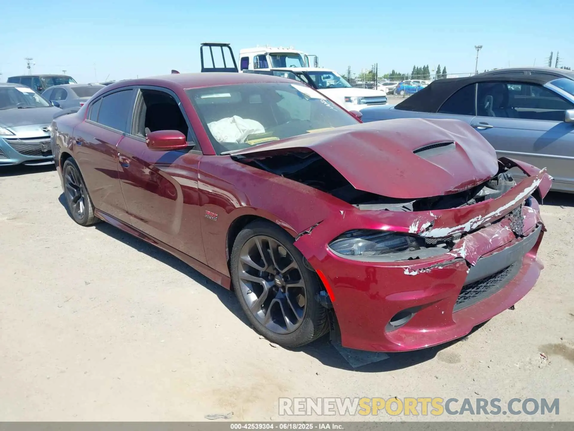 1 Photograph of a damaged car 2C3CDXGJ7LH156162 DODGE CHARGER 2020