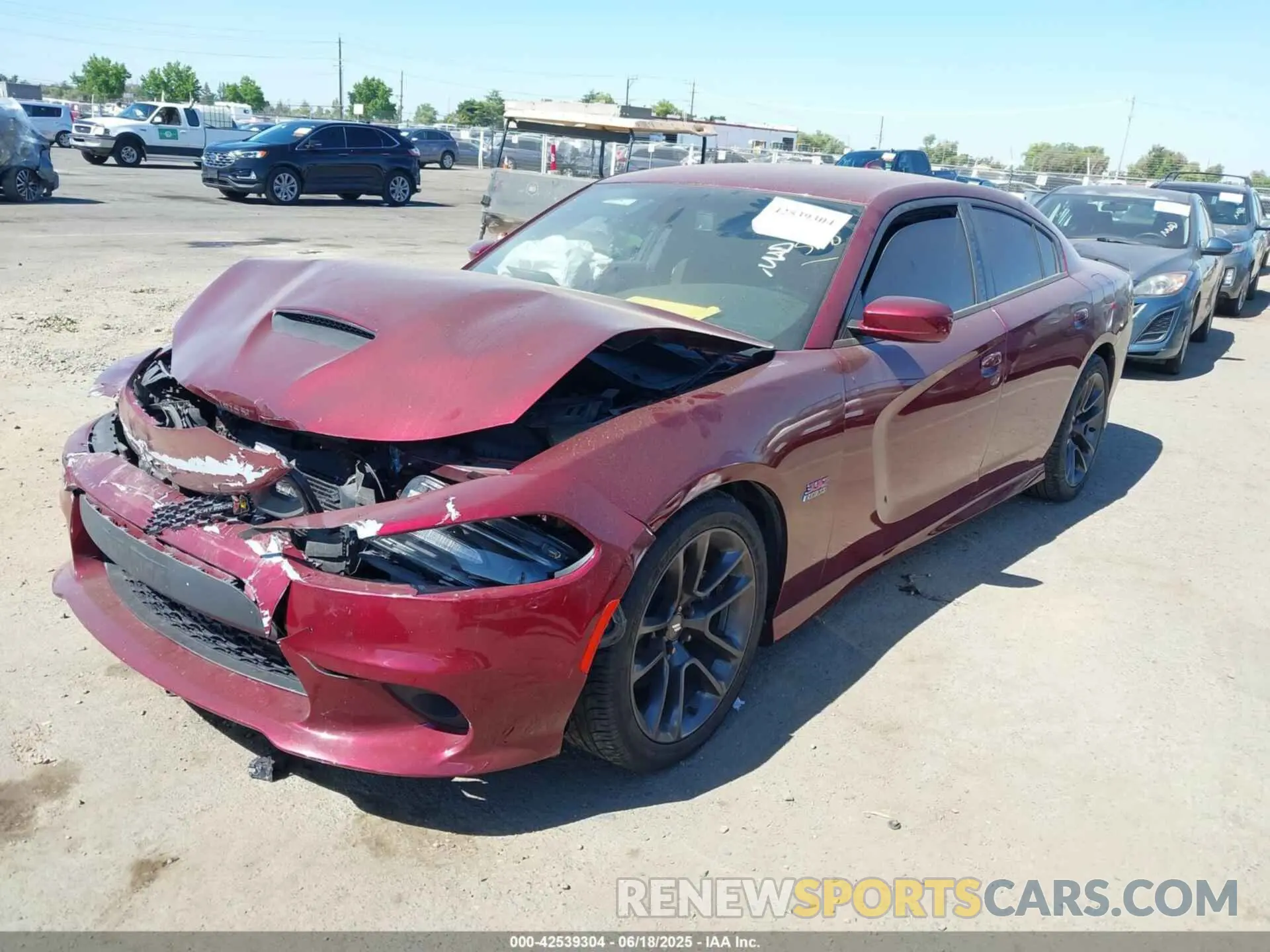 2 Photograph of a damaged car 2C3CDXGJ7LH156162 DODGE CHARGER 2020