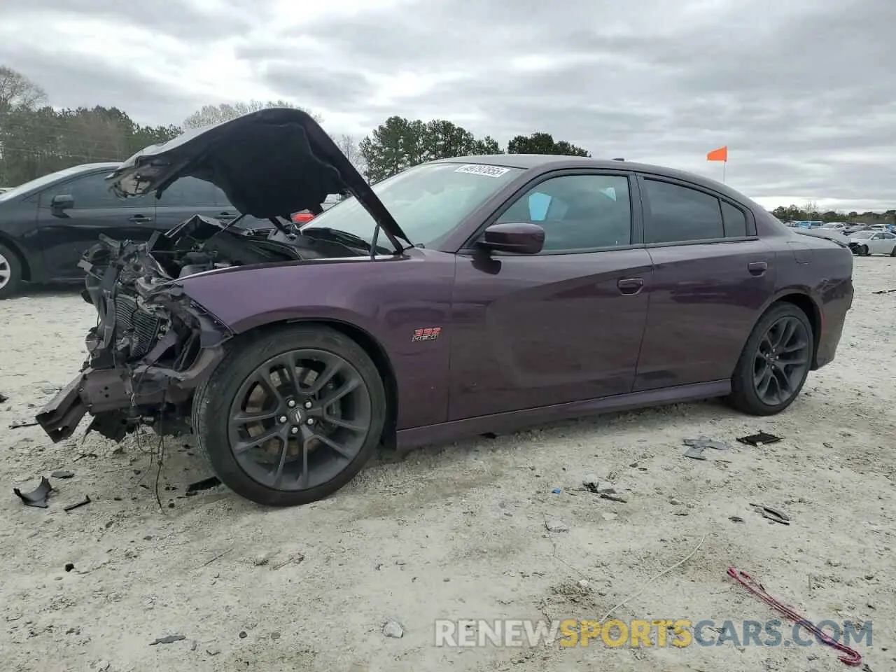 1 Photograph of a damaged car 2C3CDXGJ7LH219552 DODGE CHARGER 2020