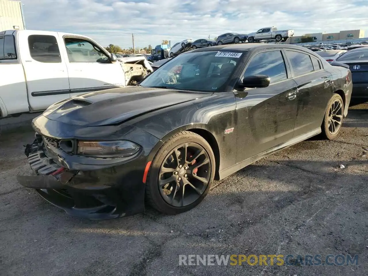 1 Photograph of a damaged car 2C3CDXGJ7LH231846 DODGE CHARGER 2020