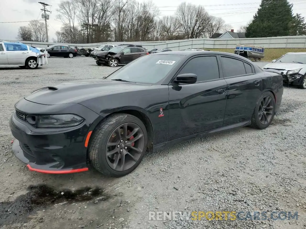 1 Photograph of a damaged car 2C3CDXGJ7LH242216 DODGE CHARGER 2020