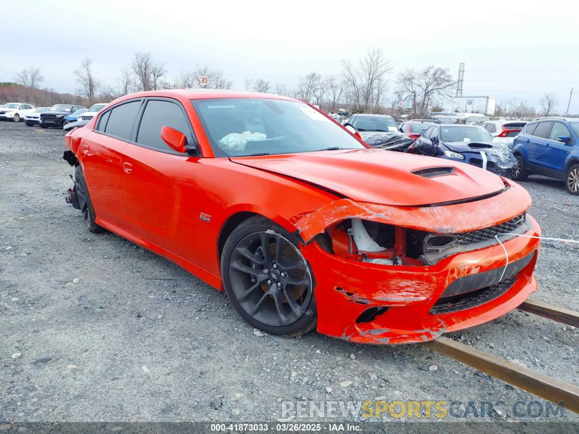 1 Photograph of a damaged car 2C3CDXGJ7LH247951 DODGE CHARGER 2020