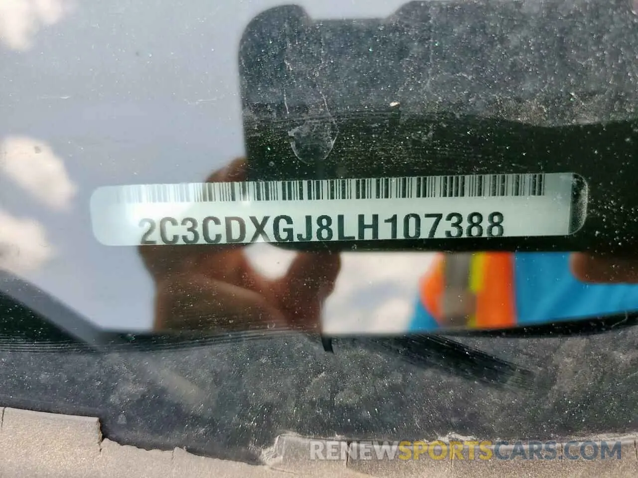 12 Photograph of a damaged car 2C3CDXGJ8LH107388 DODGE CHARGER 2020