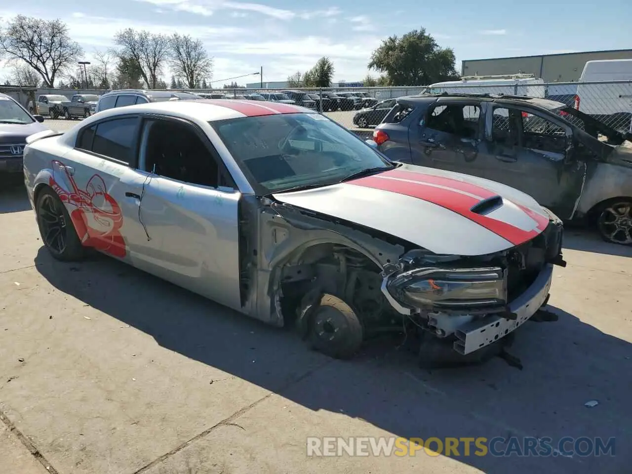 4 Photograph of a damaged car 2C3CDXGJXLH252111 DODGE CHARGER 2020