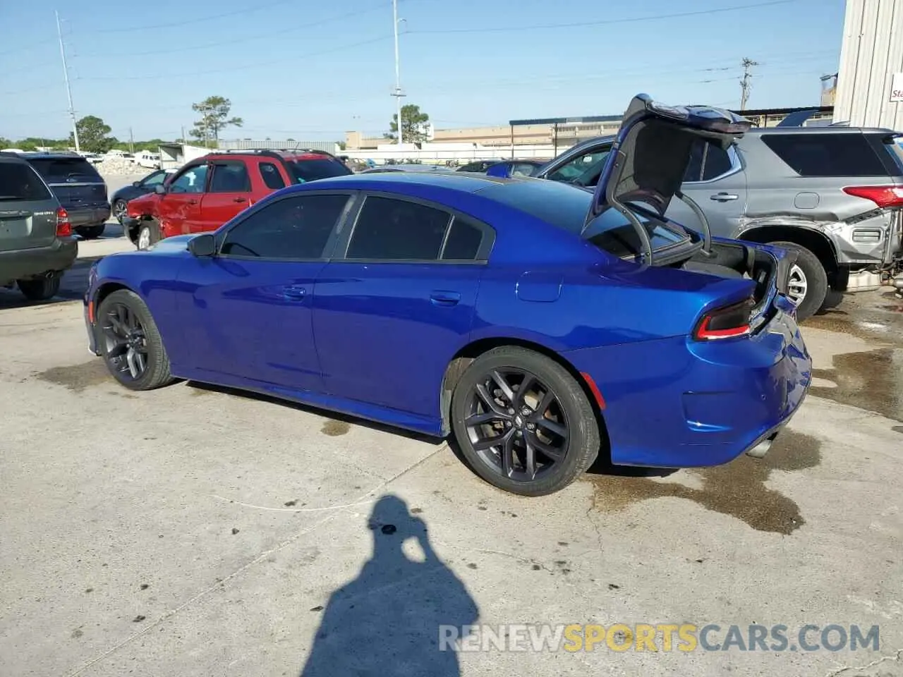 2 Photograph of a damaged car 2C3CDXHG1LH109003 DODGE CHARGER 2020