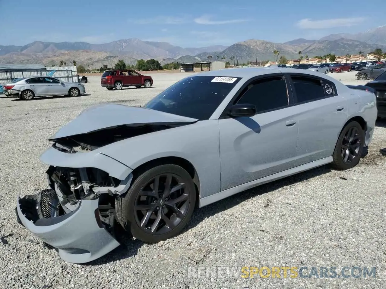 1 Photograph of a damaged car 2C3CDXHG2LH224189 DODGE CHARGER 2020