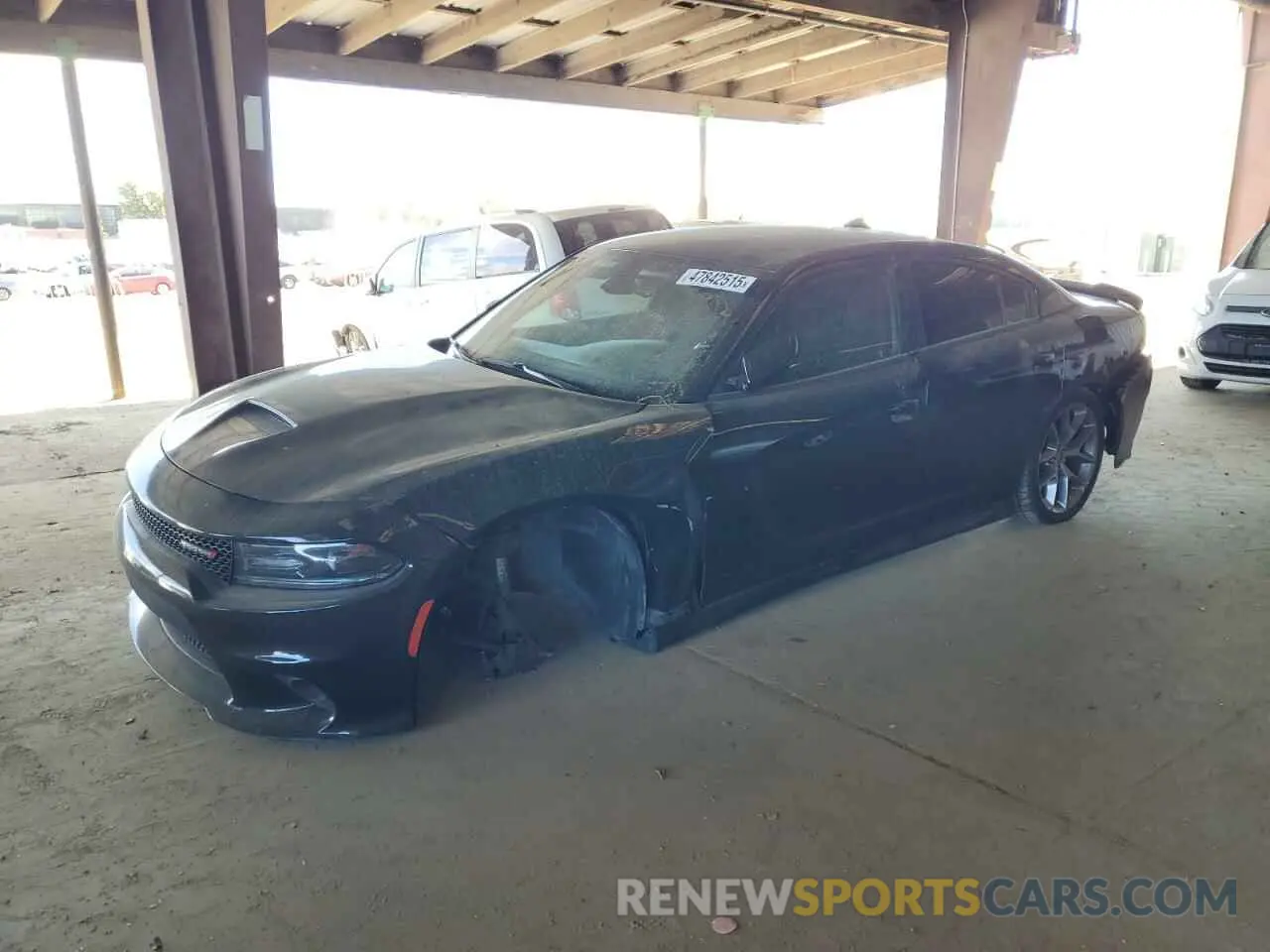 1 Photograph of a damaged car 2C3CDXHG4LH204722 DODGE CHARGER 2020