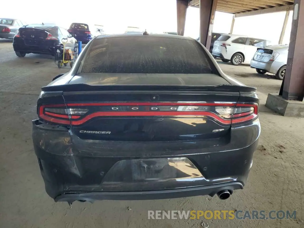 6 Photograph of a damaged car 2C3CDXHG4LH204722 DODGE CHARGER 2020