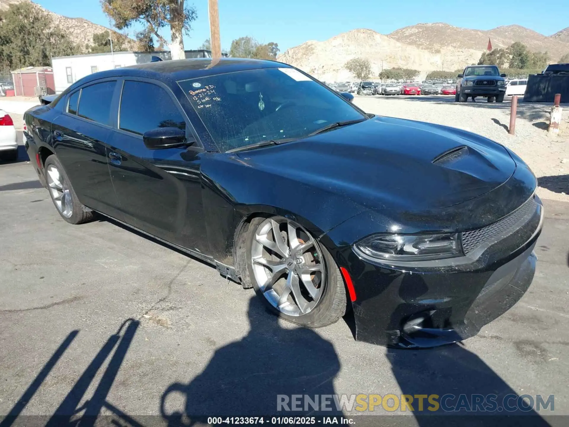 1 Photograph of a damaged car 2C3CDXHG4LH216899 DODGE CHARGER 2020
