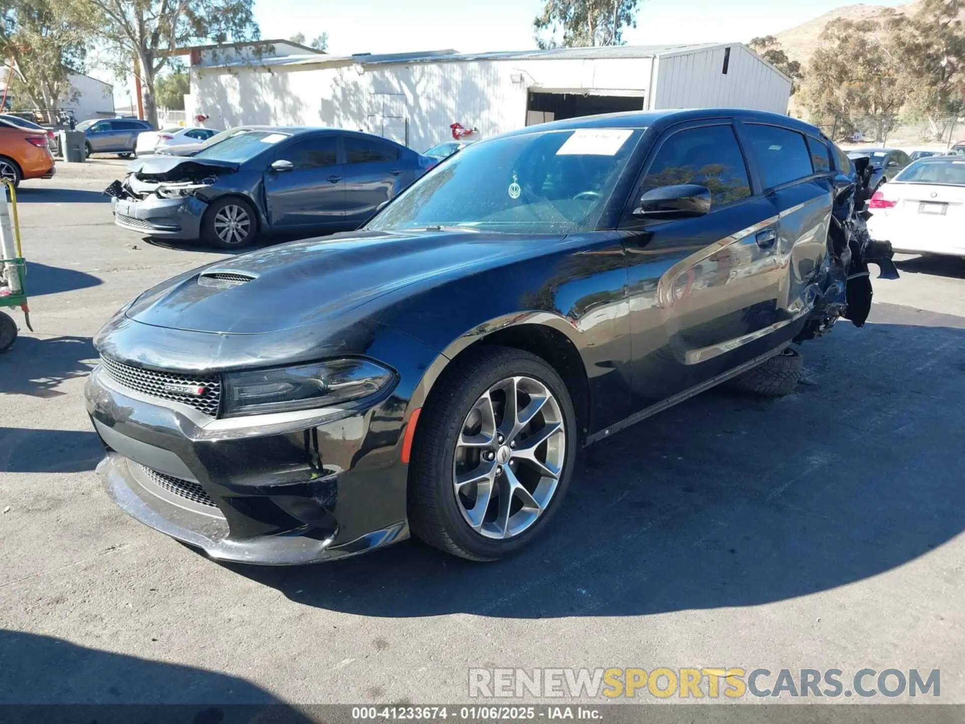 2 Photograph of a damaged car 2C3CDXHG4LH216899 DODGE CHARGER 2020