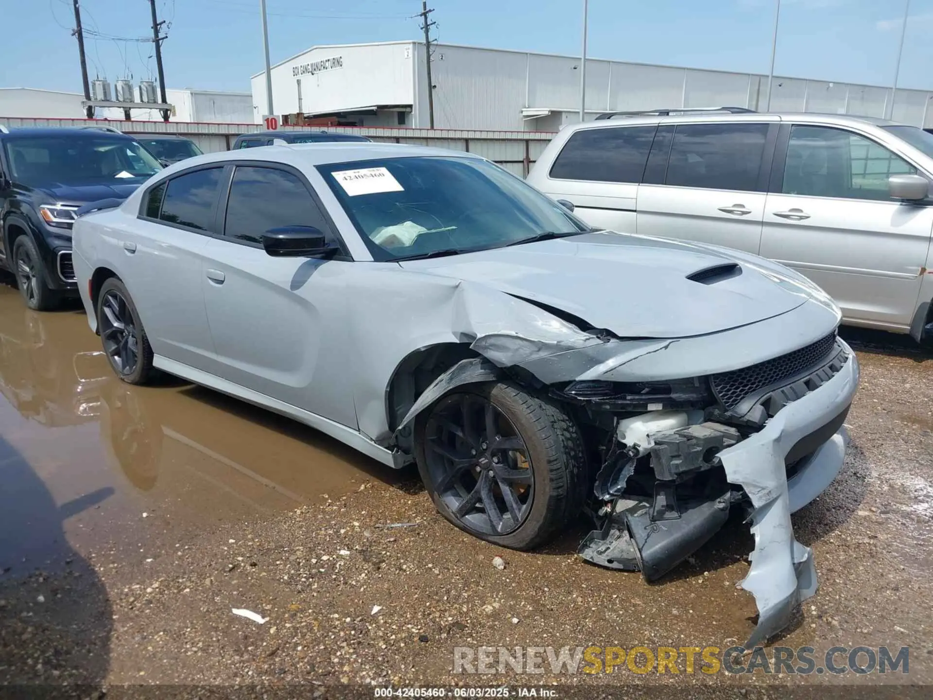 1 Photograph of a damaged car 2C3CDXHG7LH252070 DODGE CHARGER 2020