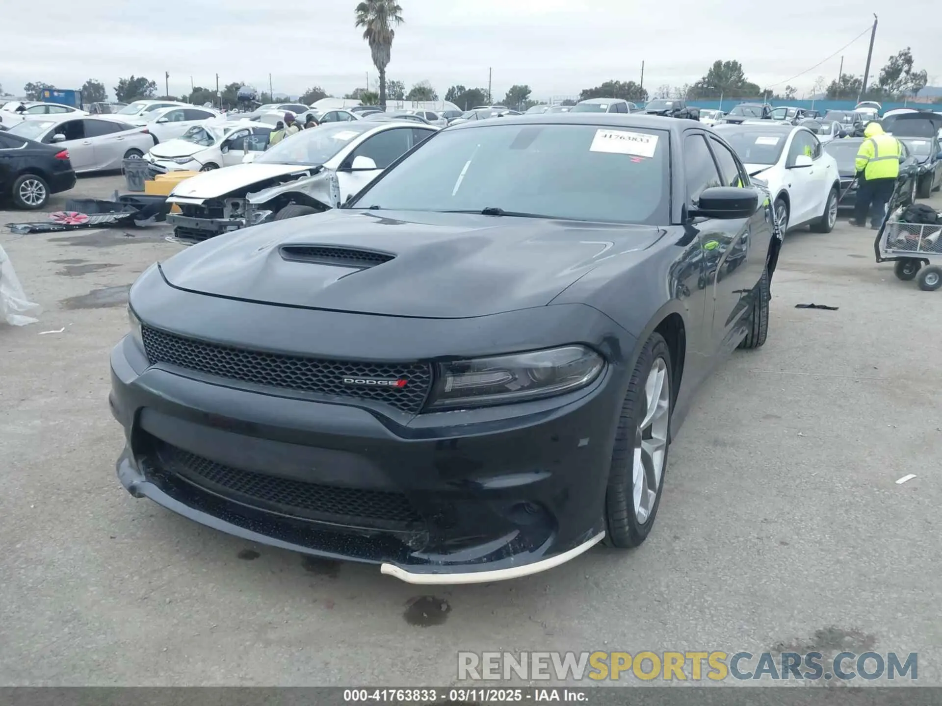 2 Photograph of a damaged car 2C3CDXHG8LH238548 DODGE CHARGER 2020