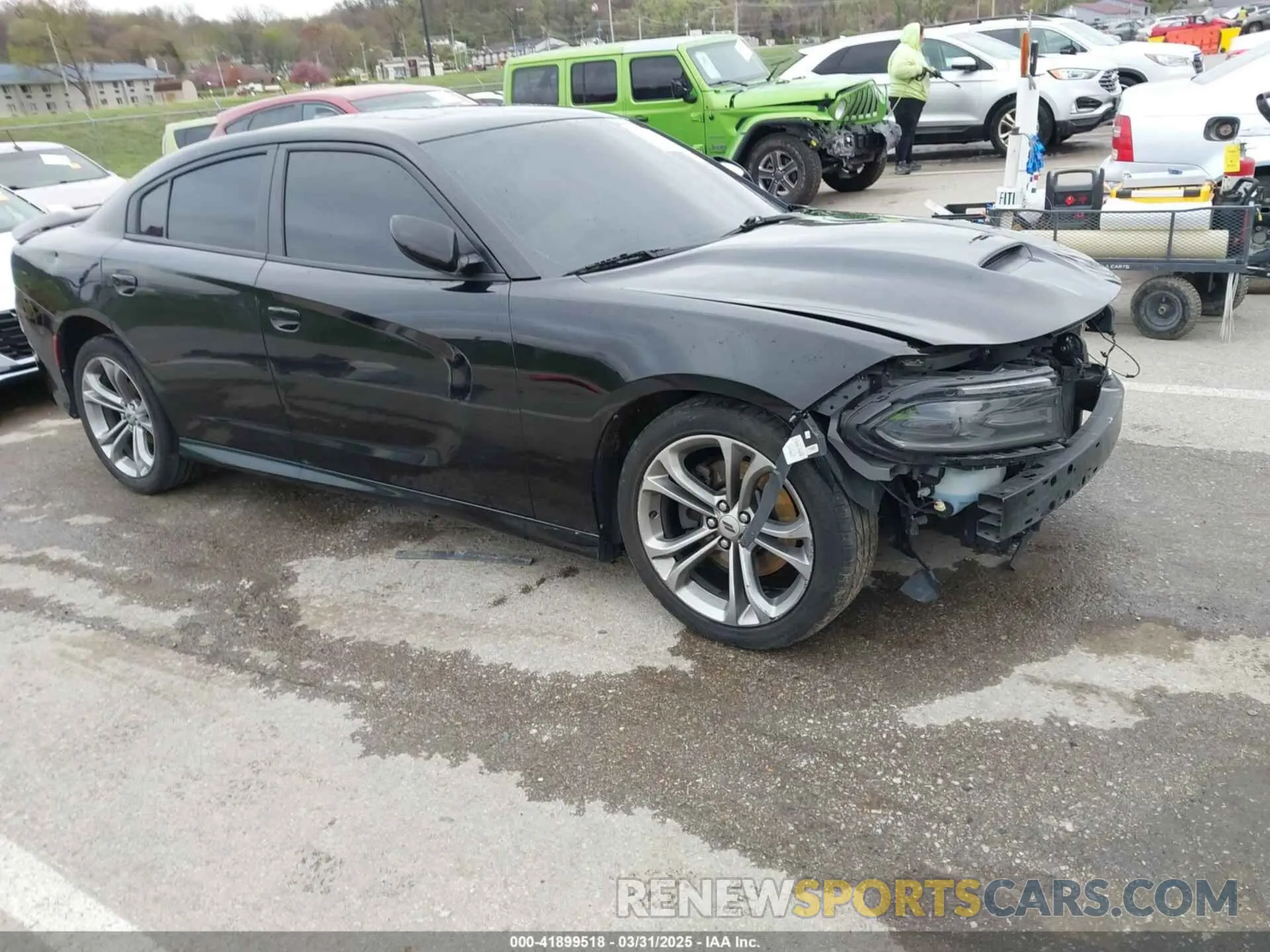 1 Photograph of a damaged car 2C3CDXHG9LH142282 DODGE CHARGER 2020