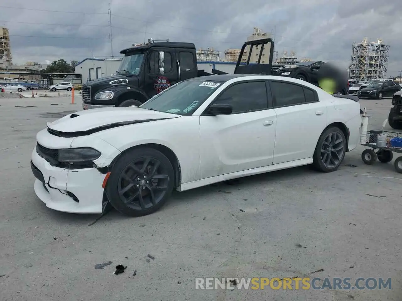 1 Photograph of a damaged car 2C3CDXHG9LH145425 DODGE CHARGER 2020