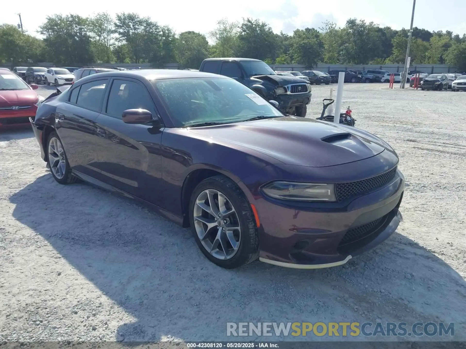 1 Photograph of a damaged car 2C3CDXHG9LH220026 DODGE CHARGER 2020