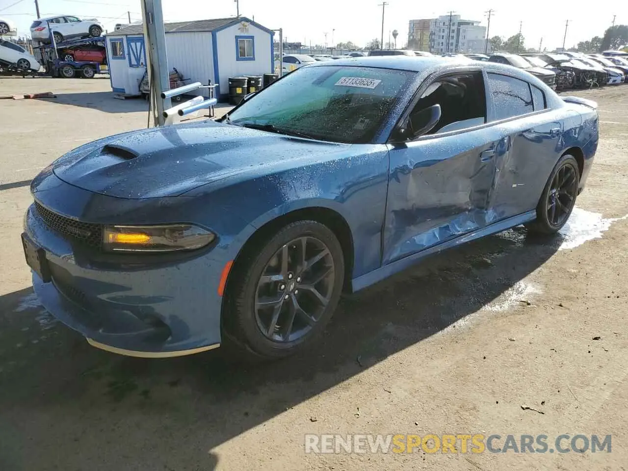 1 Photograph of a damaged car 2C3CDXHG9LH249302 DODGE CHARGER 2020