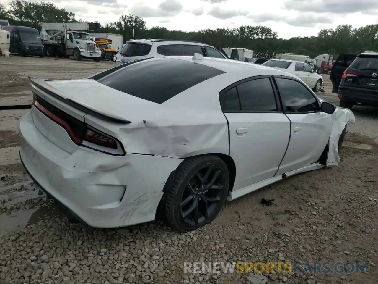 3 Photograph of a damaged car 2C3CDXHGXLH229219 DODGE CHARGER 2020