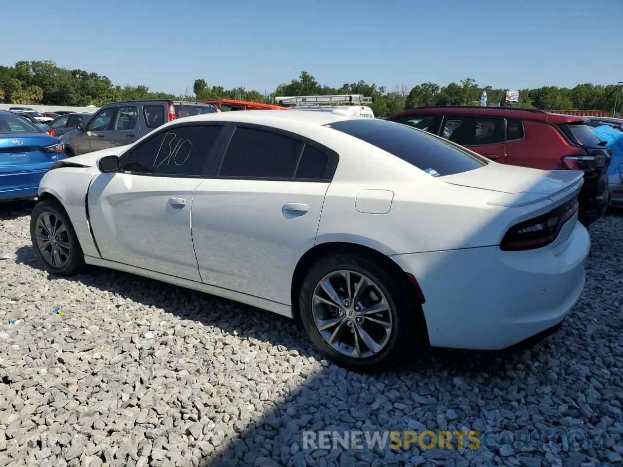 2 Photograph of a damaged car 2C3CDXJG0LH105163 DODGE CHARGER 2020