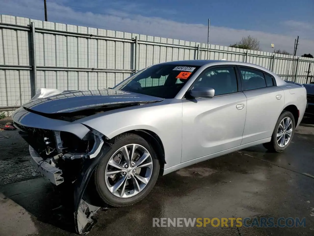 1 Photograph of a damaged car 2C3CDXJG2LH183783 DODGE CHARGER 2020