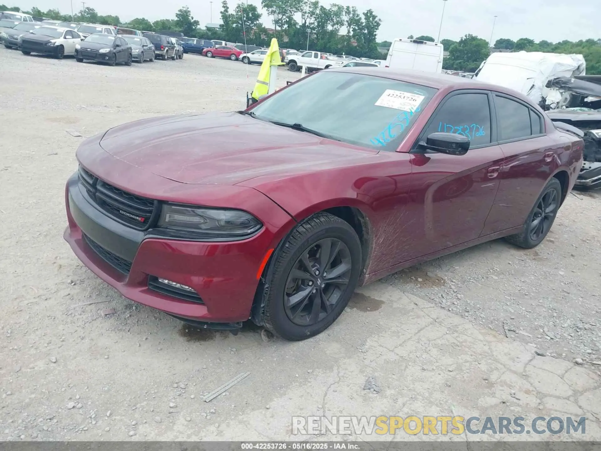 2 Photograph of a damaged car 2C3CDXJG4LH187124 DODGE CHARGER 2020