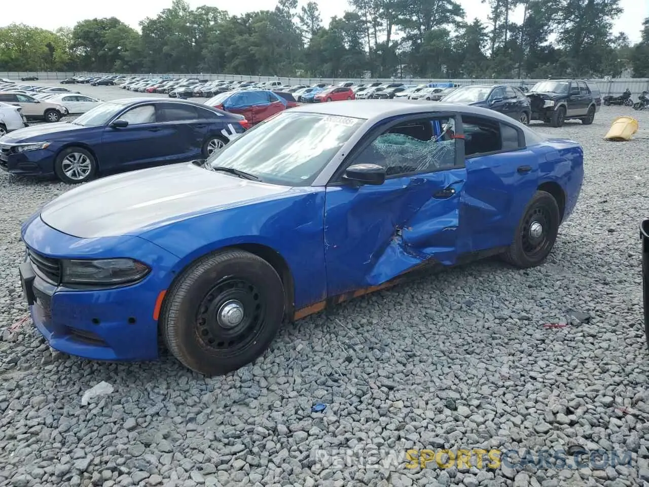 1 Photograph of a damaged car 2C3CDXKT0LH127370 DODGE CHARGER 2020
