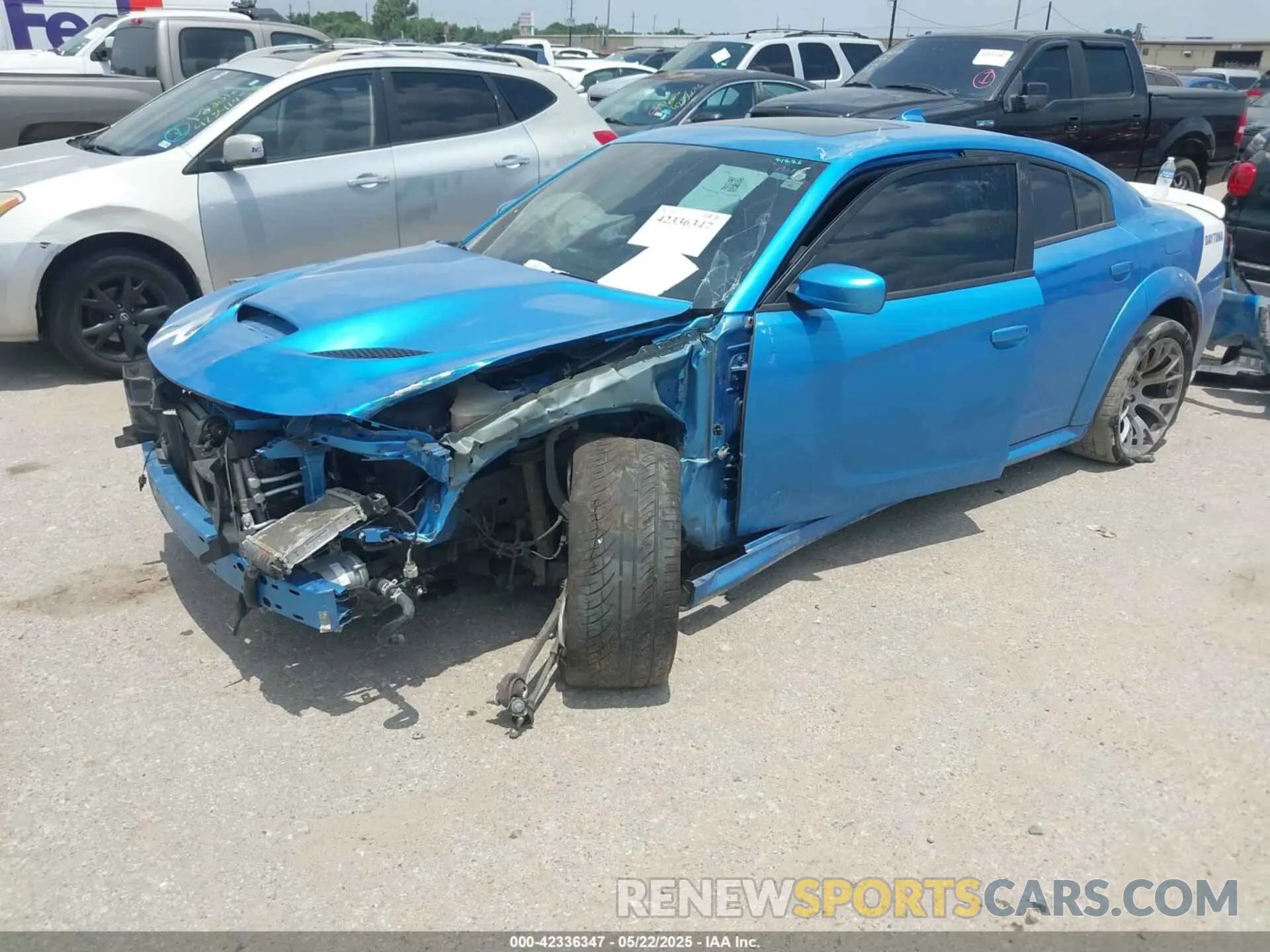 2 Photograph of a damaged car 2C3CDXL92LH116048 DODGE CHARGER 2020