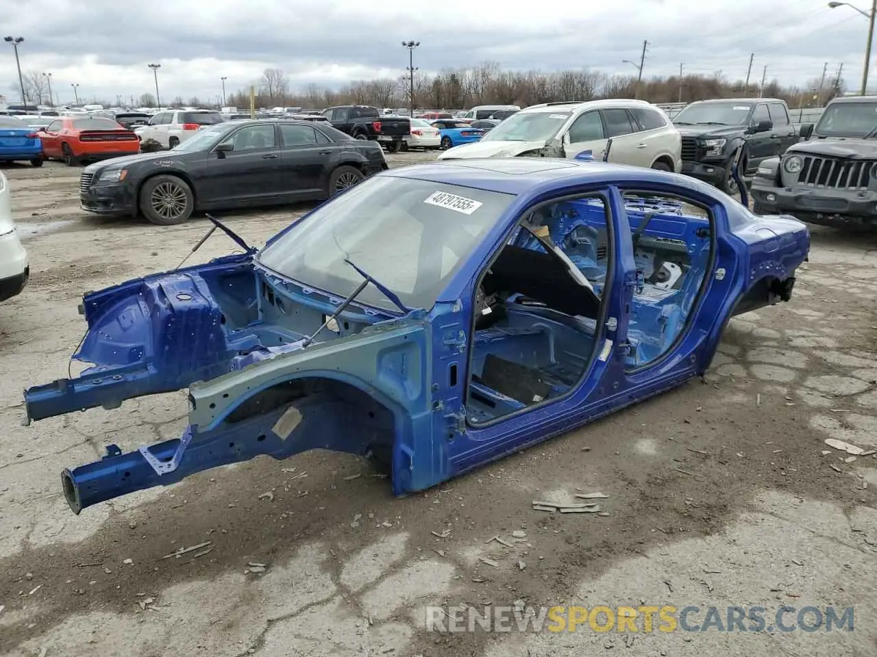 1 Photograph of a damaged car 2C3CDXL95LH131918 DODGE CHARGER 2020