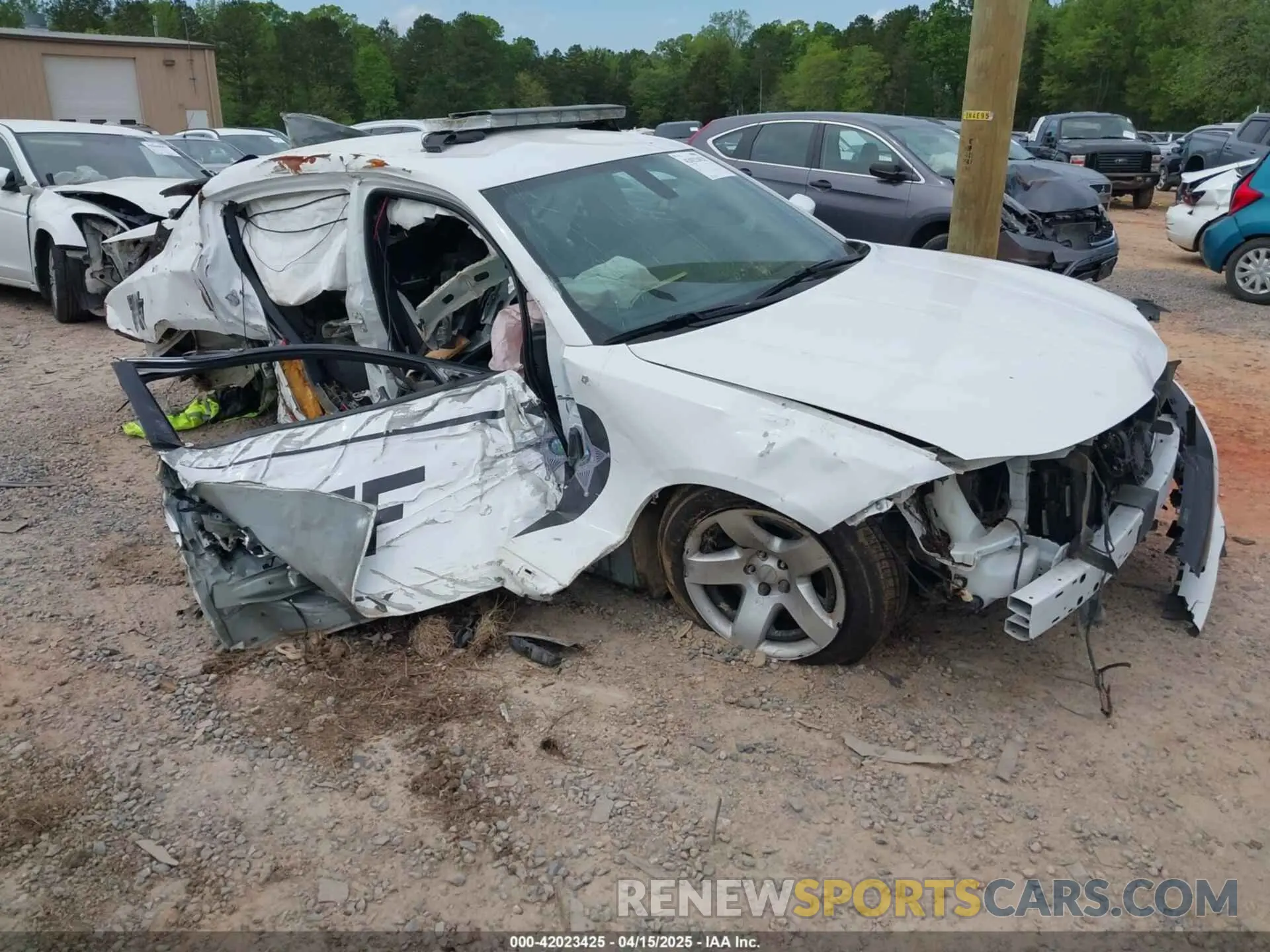 1 Photograph of a damaged car 2C3CDXAT1MH666261 DODGE CHARGER 2021