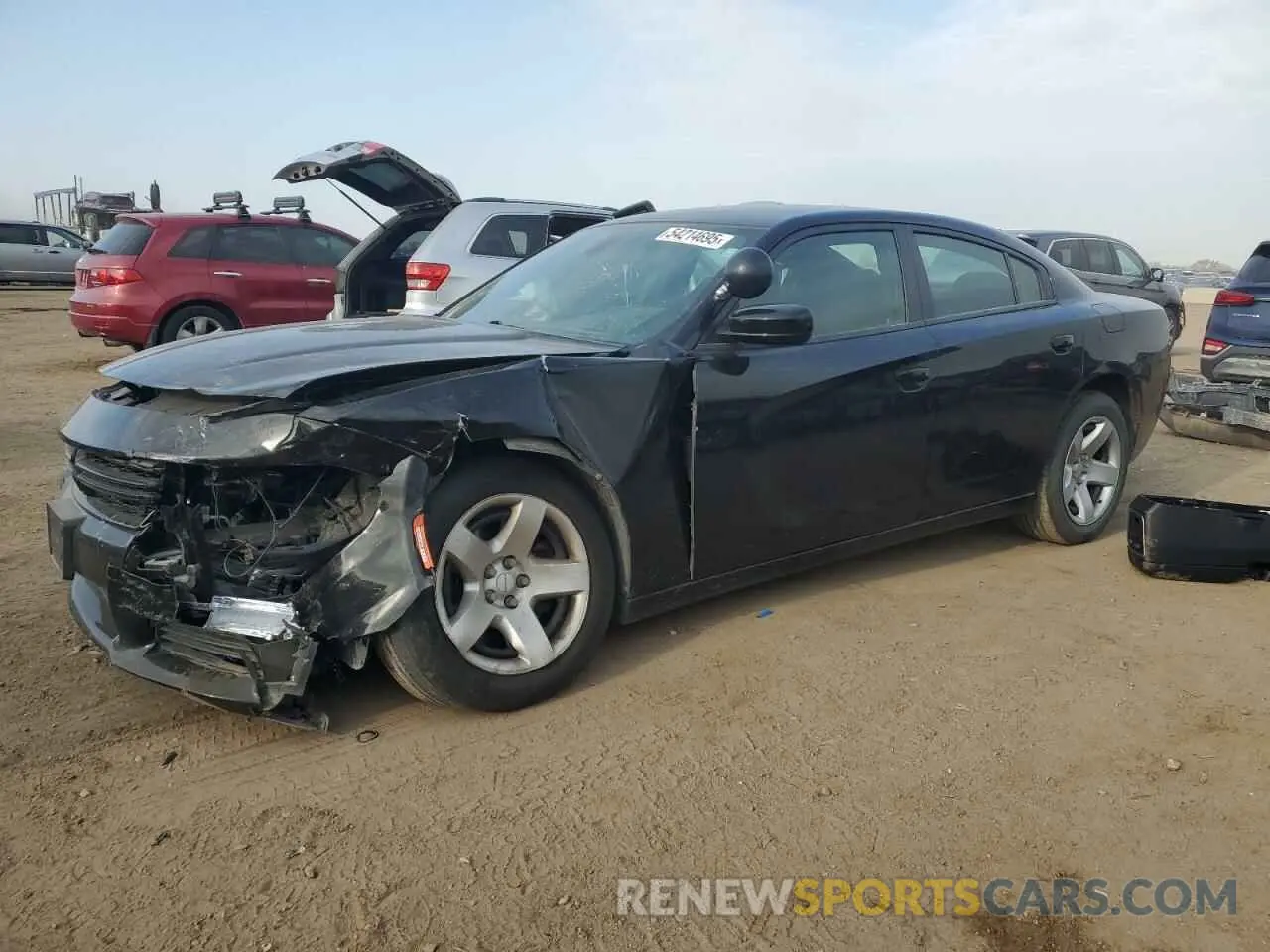 1 Photograph of a damaged car 2C3CDXAT3MH523277 DODGE CHARGER 2021