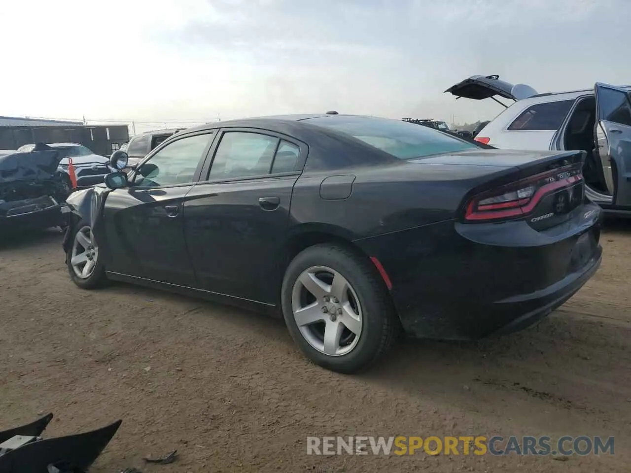 2 Photograph of a damaged car 2C3CDXAT3MH523277 DODGE CHARGER 2021