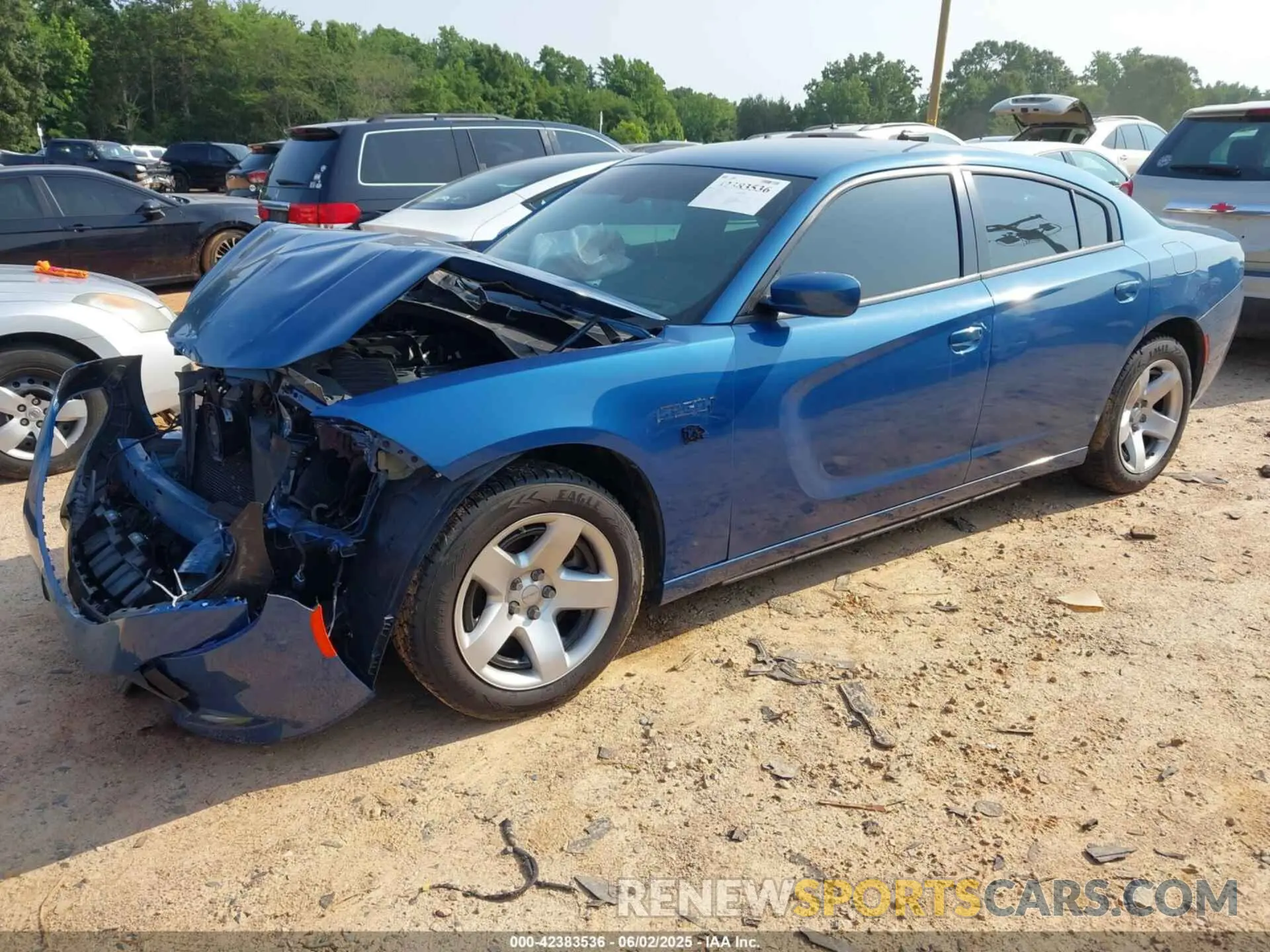 2 Photograph of a damaged car 2C3CDXAT3MH684776 DODGE CHARGER 2021