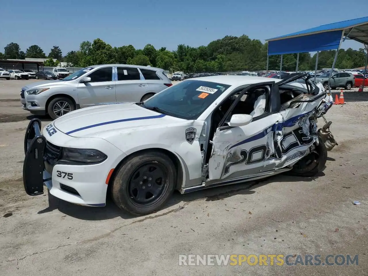 1 Photograph of a damaged car 2C3CDXAT4MH523353 DODGE CHARGER 2021