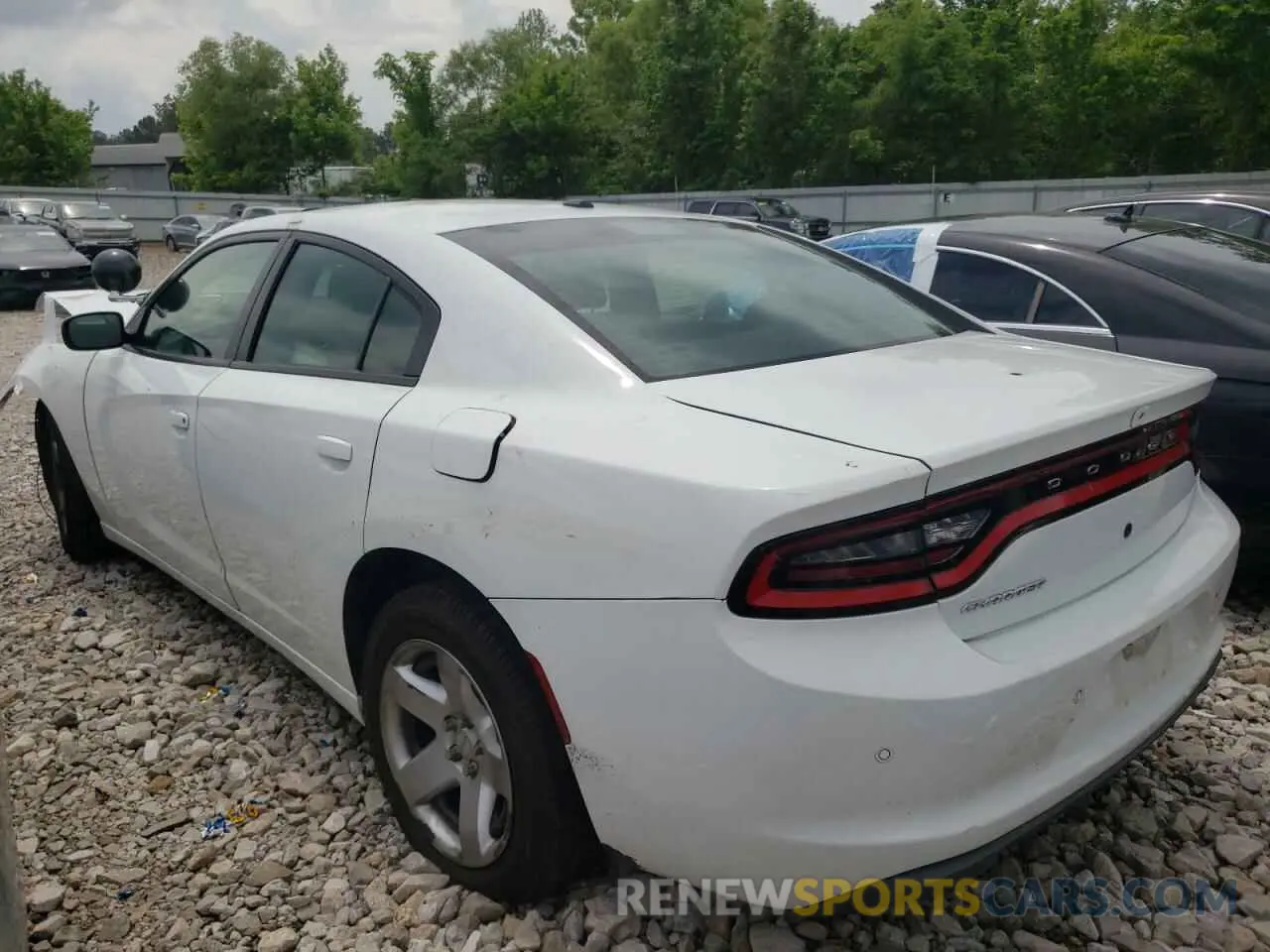 2 Photograph of a damaged car 2C3CDXAT4MH523384 DODGE CHARGER 2021